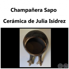 Champaera Sapo - Cermica de Julia Isidrez